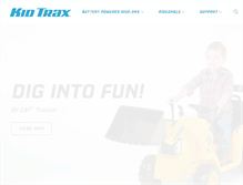 Tablet Screenshot of kidtraxtoys.com